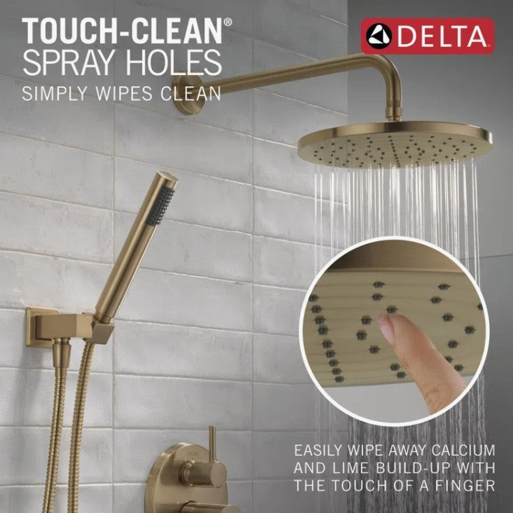 Brand new in box Modern Rain Shower System with Handheld Spray, Champagne Bronze (#197)