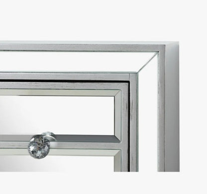 Brand New in Box Bashaw 64'' W 6 - Drawer Dresser, Silver By Willa Arlo Interiors (#174)