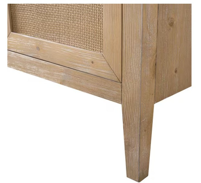 Brand New in Box 20 in. Single Sink Freestanding Rattan Bathroom Vanity with Top (#277)