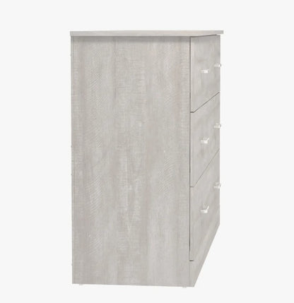 Brand New in Box 6-Drawer Double Dresser with Interlocking Drawers, Dusty Grey Oak (#285)