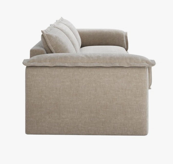 Brand New in Box Oversized Sofa with Extra Deep Seat, Corduroy Upholstered Floor Couch (#204)