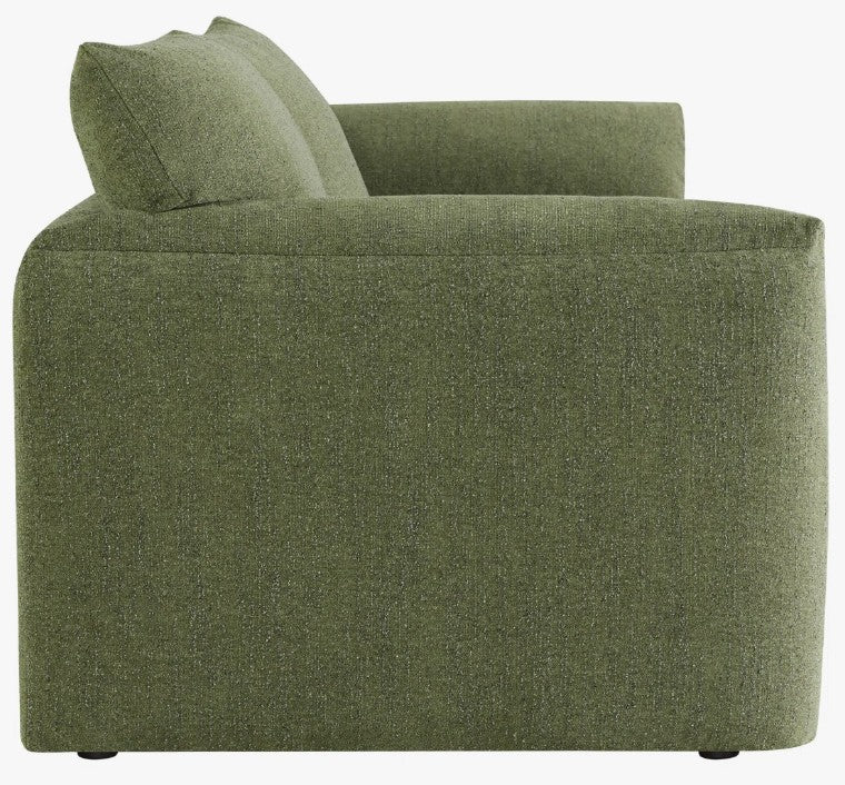 Brand New in Box Deandre 80.3'' Boucle 2-Piece Modular Sofa, Green (#283)