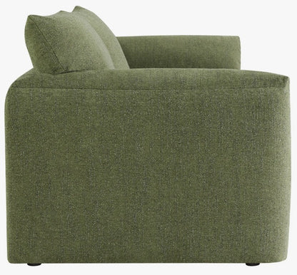 Brand New in Box Deandre 80.3'' Boucle 2-Piece Modular Sofa, Green (#283)