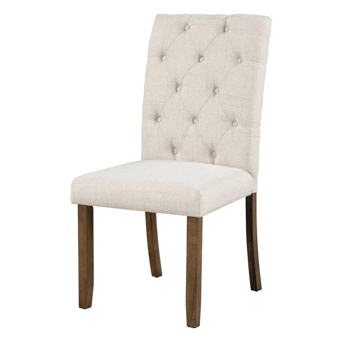 Brand new in box Set of Four Farmhouse Dining Chairs and Bench, Upholstered, Brown/Beige (#162)