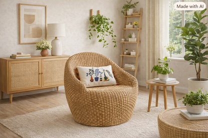 Brand New in Box Estero Wicker Accent Chair Natural Brown (#262)
