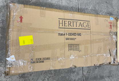 Brand New in Box Bashaw 64'' W 6 - Drawer Dresser, Silver By Willa Arlo Interiors (#174)