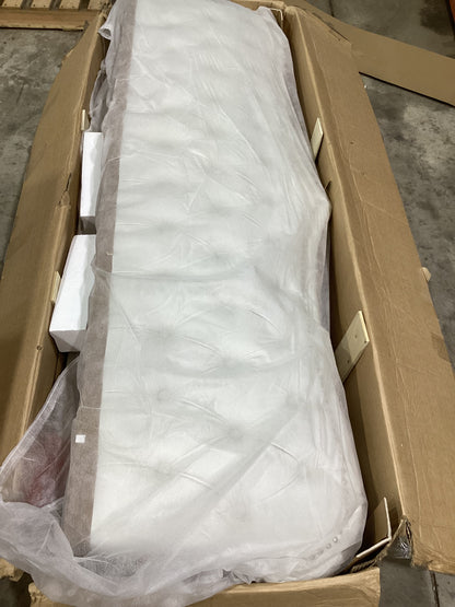 Brand New in Box Cayleigh Velvet Living Room Sofa, White By Alcott Hill (#189)
