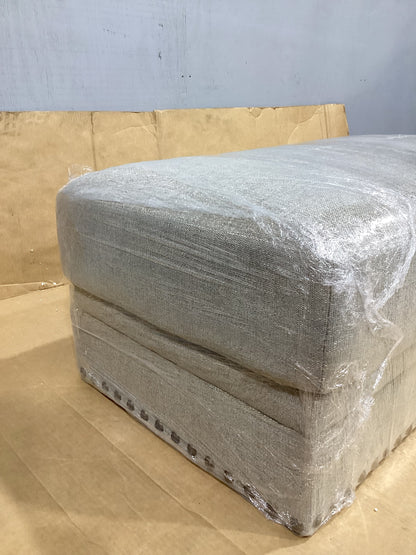 Brand New in Box Golo Polyester Rectangle Accent Ottoman, Gray (#239)