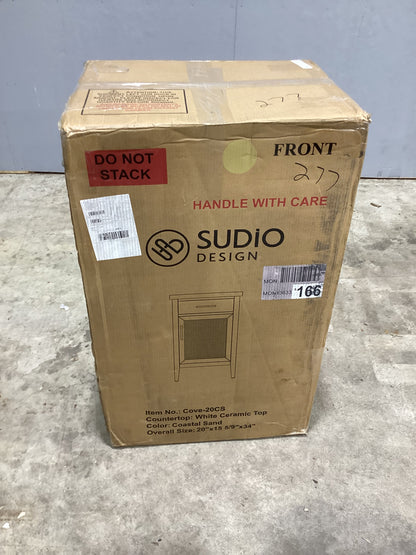 Brand New in Box 20 in. Single Sink Freestanding Rattan Bathroom Vanity with Top (#277)