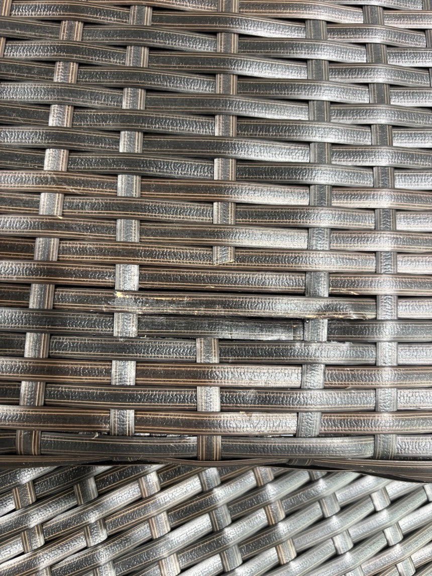 Brand New in Box 5-pc. Cushioned Circle Dining Set, Brown (#71)