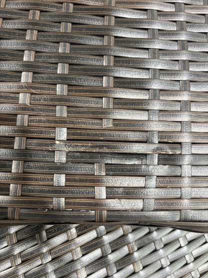 Brand New in Box 5-pc. Cushioned Circle Dining Set, Brown (#71)