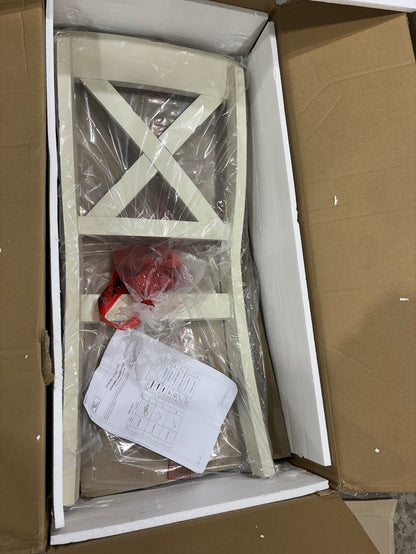Brand New in Box Cierra Dining Chairs Antique White, Set of Four (#156)