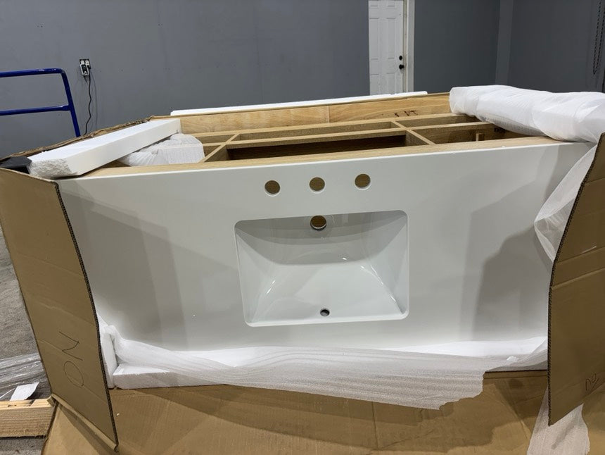Brand New in Box Brand New in Box Soma 48" Single Bathroom Vanity Set, Mango Wood (#173)