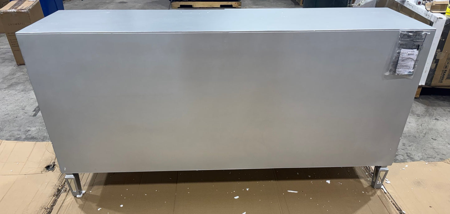 Brand New in Box Bashaw 64'' W 6 - Drawer Dresser, Silver By Willa Arlo Interiors (#174)