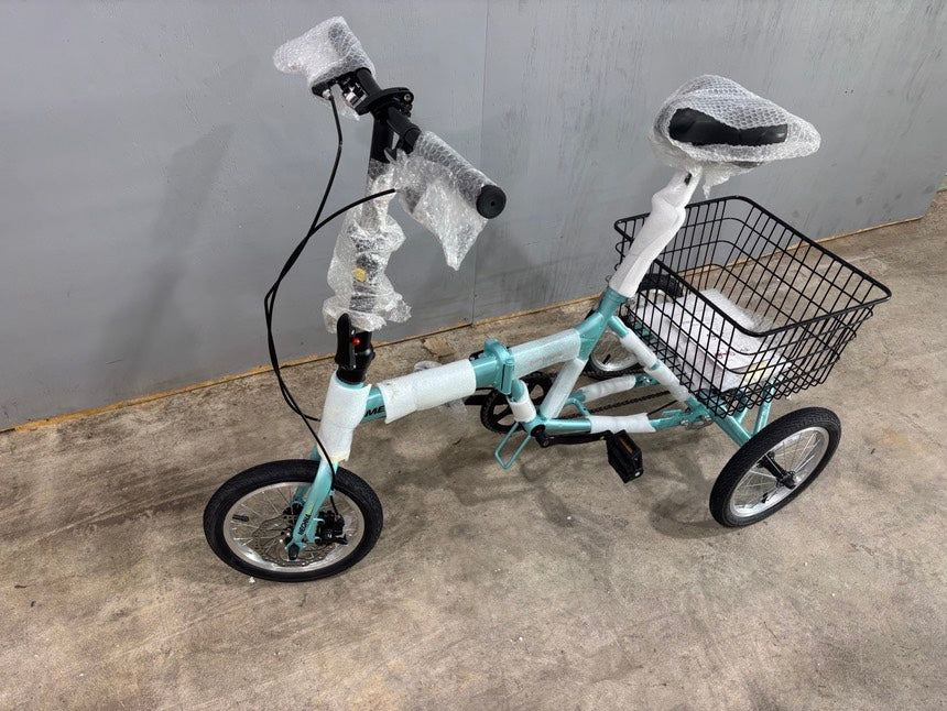 Brand New in Box Folding Tricycle for Adults, Green (#195)
