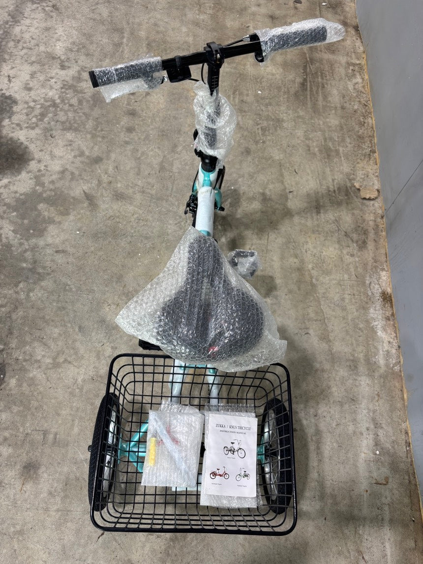 Brand New in Box Folding Tricycle for Adults, Green (#195)