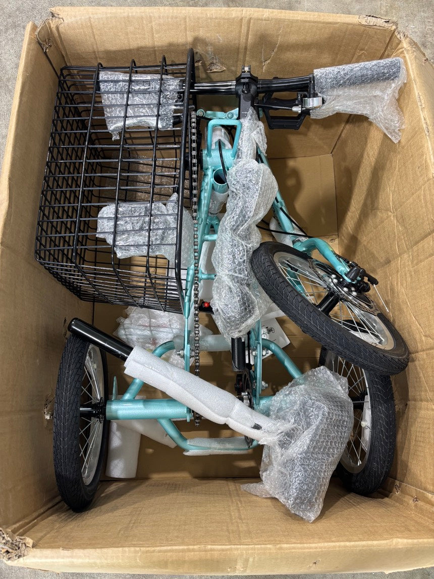 Brand New in Box Folding Tricycle for Adults, Green (#195)
