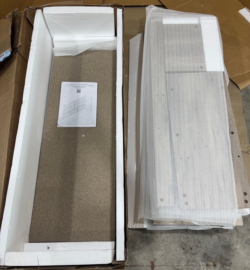 Brand new in box Arrilla 46.5" W Fluted Manufactured Wood 7-Drawer Dresser (#198)