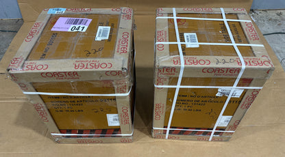 Brand New in Box Set of Two Aureo - Solid Wood - 14-Inch Round Side Tables (#220)