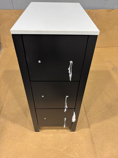 Brand New in Box Espresso Bathroom Vanity with White Engineered Marble Top (#231)
