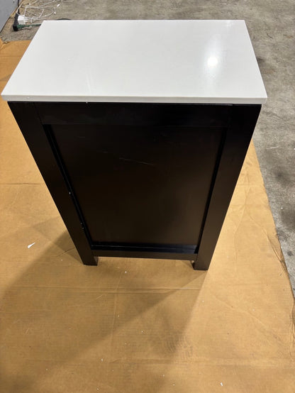 Brand New in Box Espresso Bathroom Vanity with White Engineered Marble Top (#231)