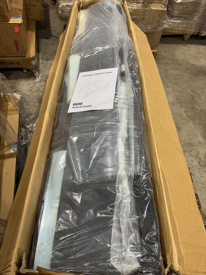 Brand New in Box 3 Seater Sofa Couch with Deep Seat, Gray (#288)