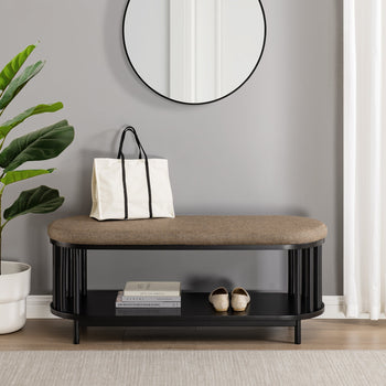 Brand New in Box 45" Modern Upholstered Top Bench (#19)