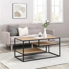 Brand New in Box 40" Contemporary Metal Coffee Table (#41)