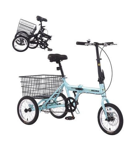 Brand New in Box Folding Tricycle for Adults, Green (#195)