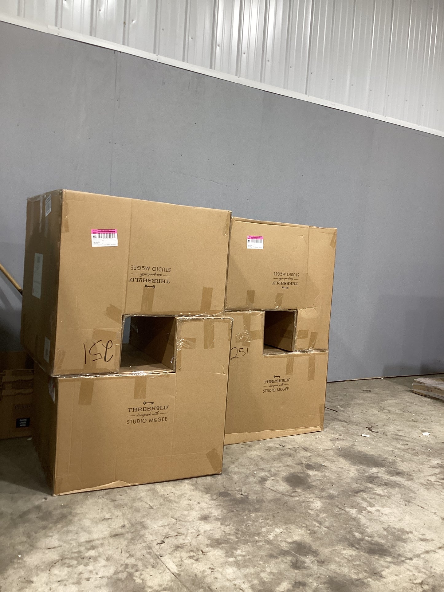 Brand New in Box Kessler Wingback Accent Chair Velvet, Olive (Four Available) (#251)
