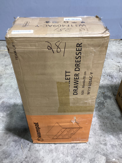Brand New in Box 3 Drawer Dresser for Bedroom, With Wide Chest of Drawers (#281)