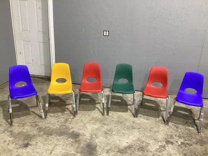 Brand New in Box Stacking Classroom Chair ( Set of 6 ) (#282)