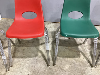 Brand New in Box Stacking Classroom Chair ( Set of 6 ) (#282)