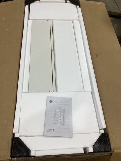 Brand New in Box 5-Drawer Farmhouse Dresser for Bedroom, White (#284)
