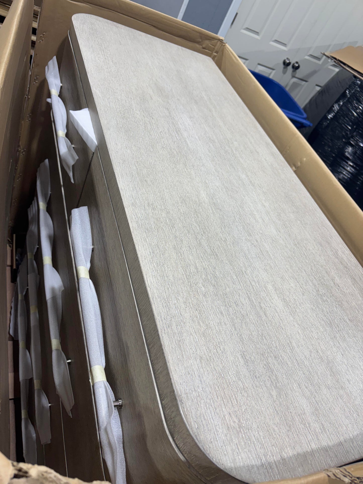 Brand New in Box Modern Mood Bachelors Chest, Light Wood / Diamond (#248)